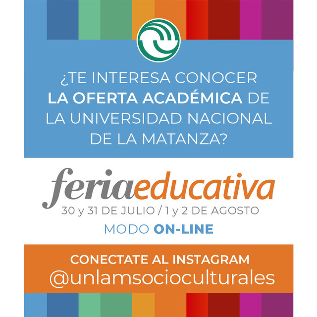 La Feria Educativa de la UNLaM en formato virtual