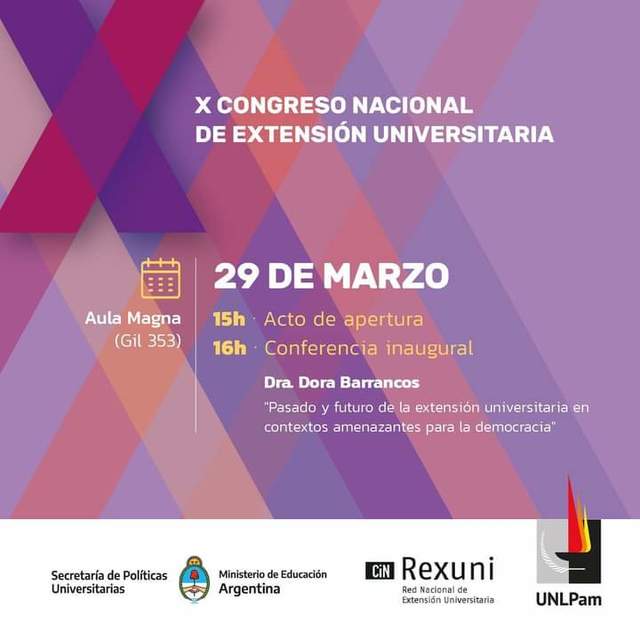 X Congreso Nacional de Extensión Universitaria 