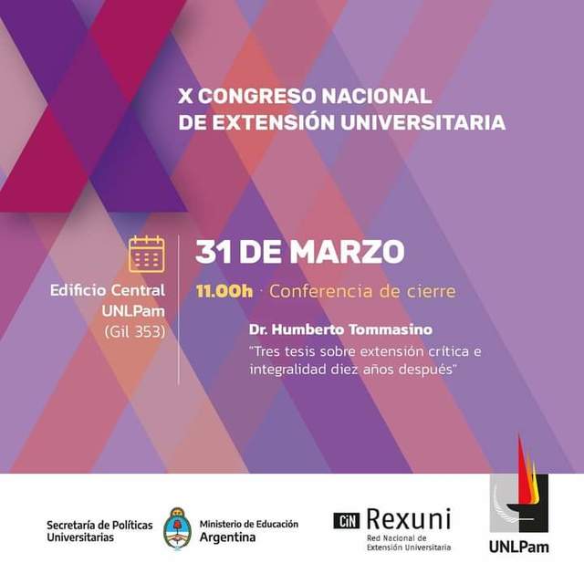 X Congreso Nacional de Extensión Universitaria 