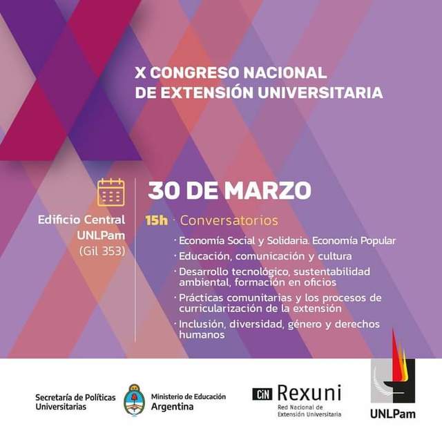 X Congreso Nacional de Extensión Universitaria X Congreso Nacional de Extensión Universitaria