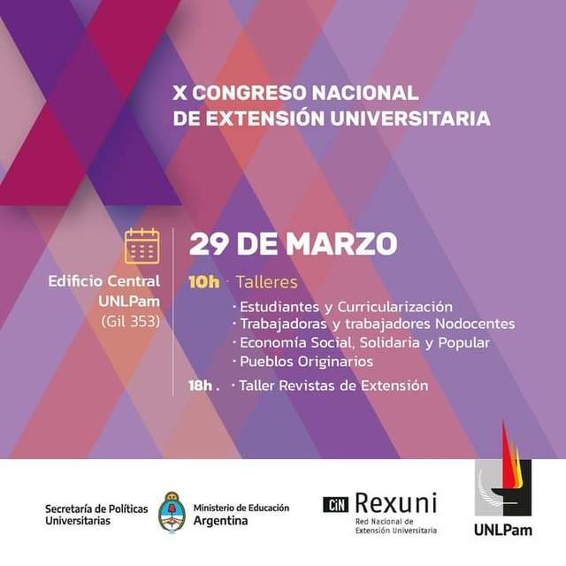 X Congreso Nacional de Extensión Universitaria X Congreso Nacional de Extensión Universitaria